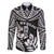 Custom New Zealand Rugby Family Matching Off Shoulder Maxi Dress and Hawaiian Shirt Silver Fern Maori Pattern