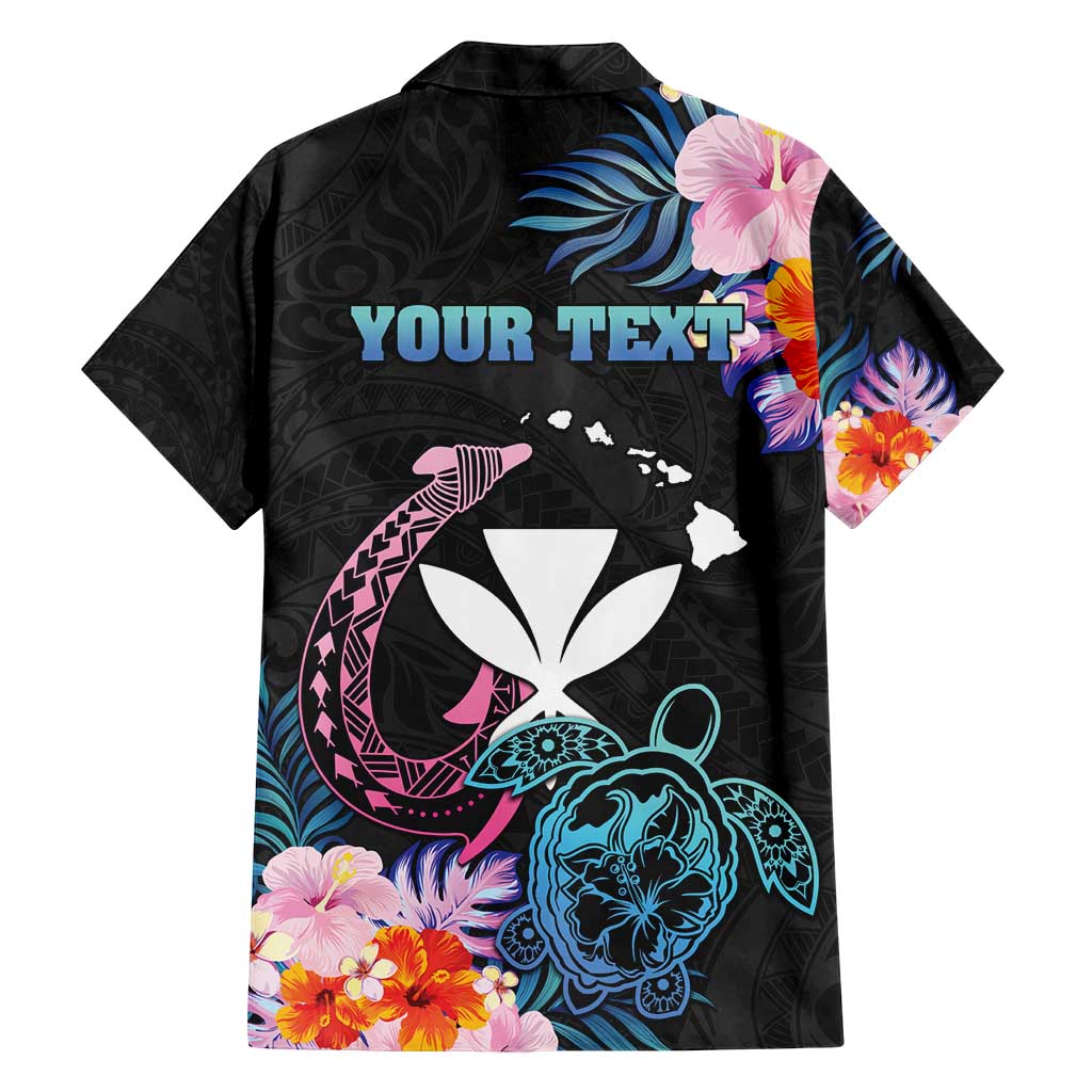 Personalised Hawaii Family Matching Summer Maxi Dress and Hawaiian Shirt Kanaka Maoli With Fish Hook DT04 - Polynesian Pride