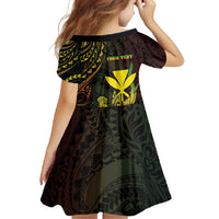 Personalised Hawaii Family Matching Mermaid Dress and Hawaiian Shirt Kanaka Maoli With Hammerhead Shark DT04 - Polynesian Pride