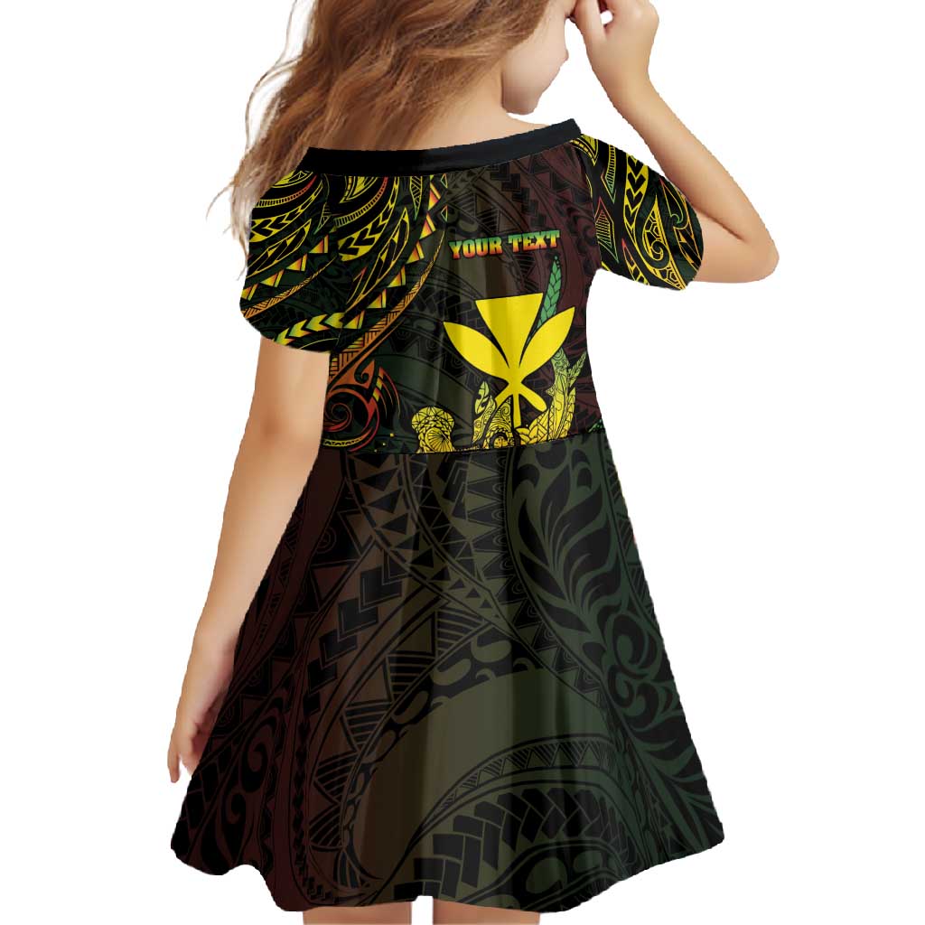Personalised Hawaii Family Matching Off Shoulder Maxi Dress and Hawaiian Shirt Kanaka Maoli With Hammerhead Shark DT04 - Polynesian Pride