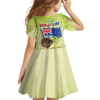 New Zealand Kiwi Family Matching Off The Shoulder Long Sleeve Dress and Hawaiian Shirt I Just Really Like Kiwis DT04 - Polynesian Pride