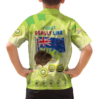 New Zealand Kiwi Family Matching Off Shoulder Maxi Dress and Hawaiian Shirt I Just Really Like Kiwis DT04 - Polynesian Pride