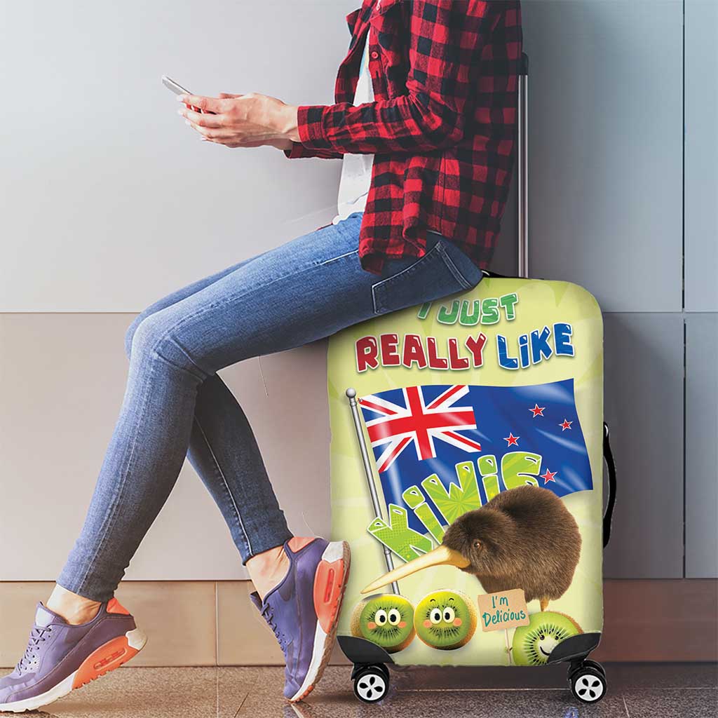 New Zealand Kiwi Luggage Cover I Just Really Like Kiwis