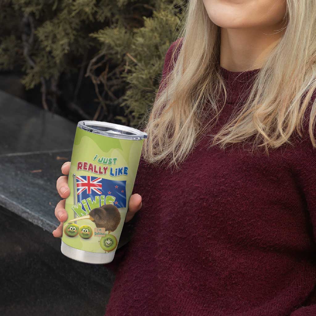New Zealand Kiwi Tumbler Cup I Just Really Like Kiwis
