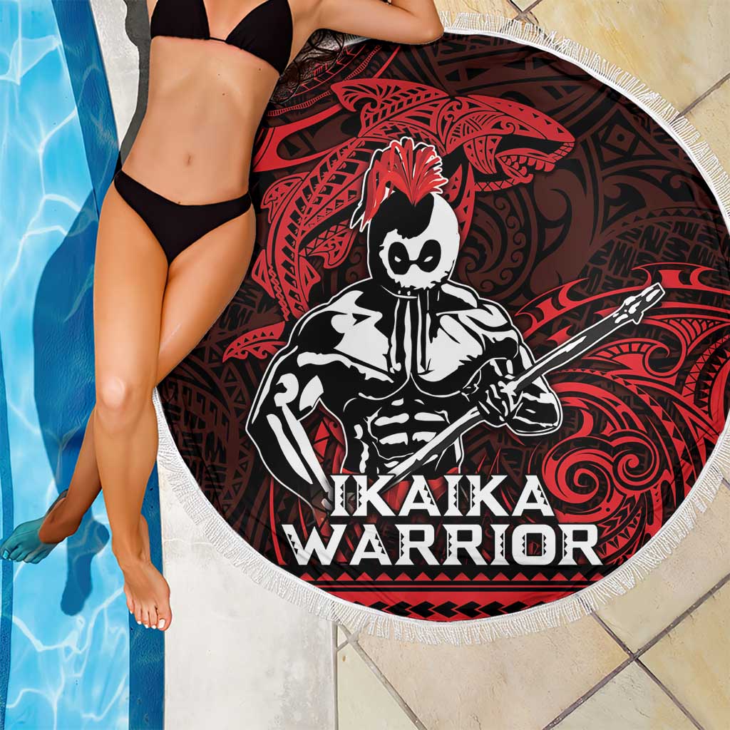 Hawaii Ikaika Warrior Beach Blanket Hawaiian Tribal Tattoo DT04 - Polynesian Pride