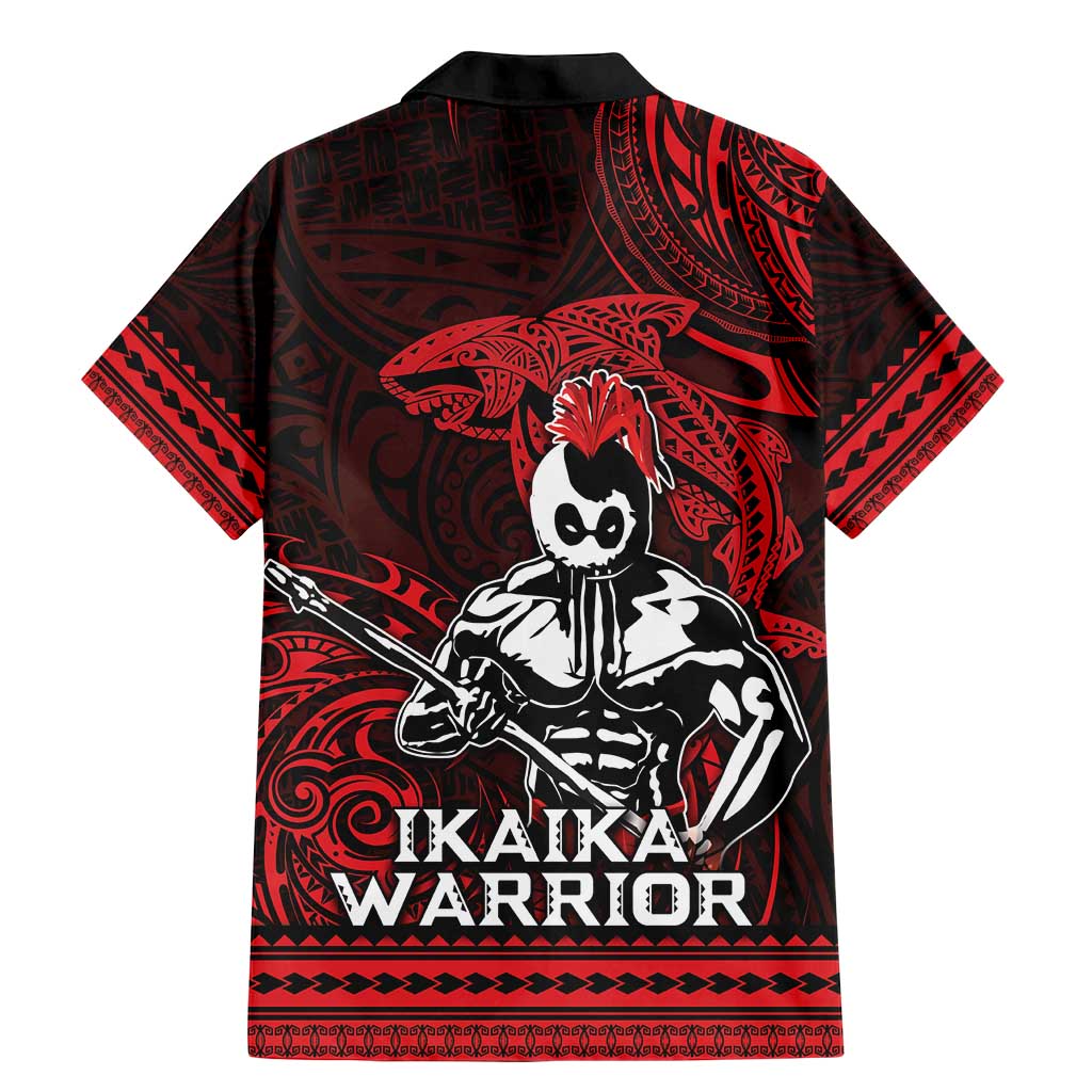 Hawaii Ikaika Warrior Family Matching Mermaid Dress and Hawaiian Shirt Hawaiian Tribal Tattoo DT04 - Polynesian Pride