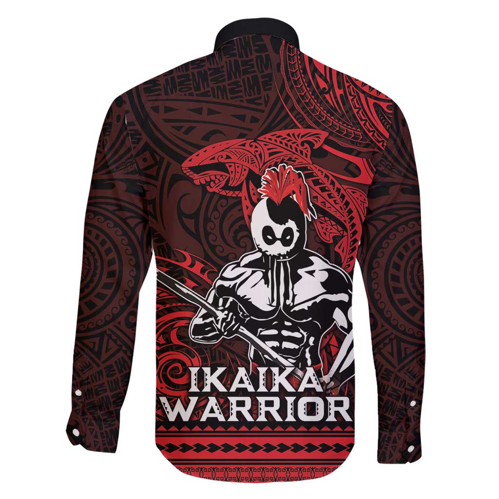 Hawaii Ikaika Warrior Family Matching Puletasi and Hawaiian Shirt Hawaiian Tribal Tattoo DT04 - Polynesian Pride