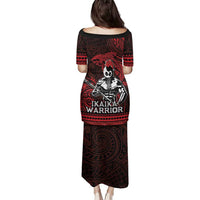 Hawaii Ikaika Warrior Family Matching Puletasi and Hawaiian Shirt Hawaiian Tribal Tattoo DT04 - Polynesian Pride