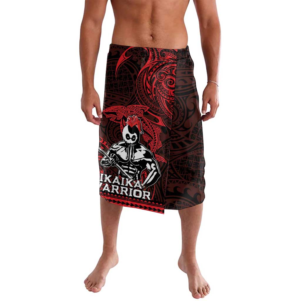 Hawaii Ikaika Warrior Lavalava Hawaiian Tribal Tattoo DT04 Red - Polynesian Pride