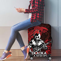 Hawaii Ikaika Warrior Luggage Cover Hawaiian Tribal Tattoo