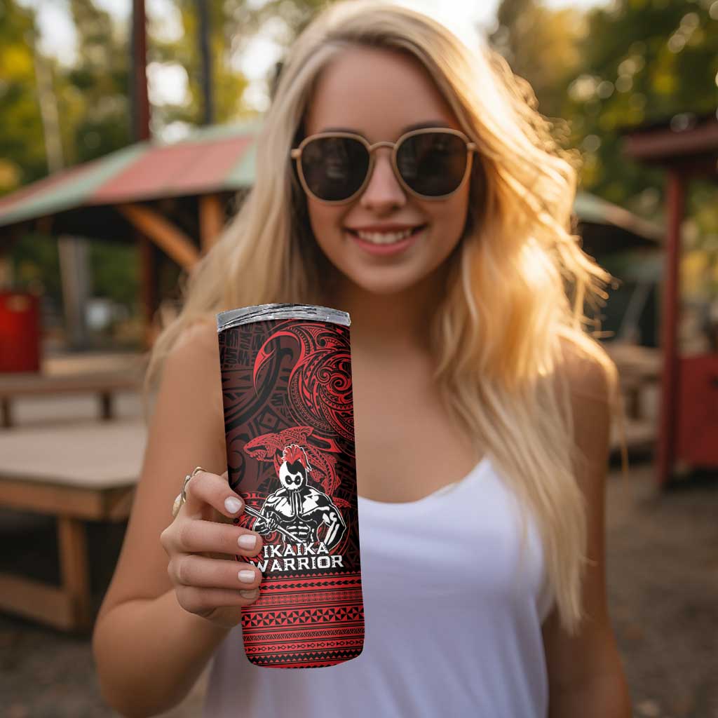 Hawaii Ikaika Warrior Skinny Tumbler Hawaiian Tribal Tattoo