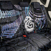 New Zealand Aotearoa Back Car Seat Cover Maori Hei Manaia Purple Paua Shell DT04 - Polynesian Pride