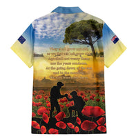 New Zealand ANZAC Day Family Matching Mermaid Dress and Hawaiian Shirt The Ode Remembrance And Poppy DT04 - Polynesian Pride