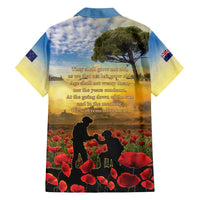 New Zealand ANZAC Day Family Matching Tank Maxi Dress and Hawaiian Shirt The Ode Remembrance And Poppy DT04 - Polynesian Pride
