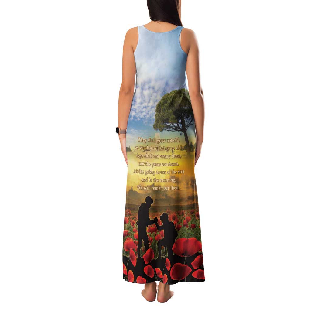 New Zealand ANZAC Day Family Matching Tank Maxi Dress and Hawaiian Shirt The Ode Remembrance And Poppy DT04 - Polynesian Pride