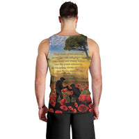 New Zealand ANZAC Day Men Tank Top The Ode Remembrance And Poppy DT04 - Polynesian Pride