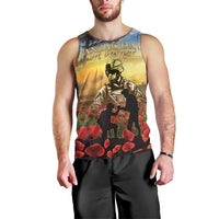 New Zealand ANZAC Day Men Tank Top The Ode Remembrance And Poppy DT04 - Polynesian Pride