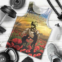 New Zealand ANZAC Day Men Tank Top The Ode Remembrance And Poppy DT04 - Polynesian Pride