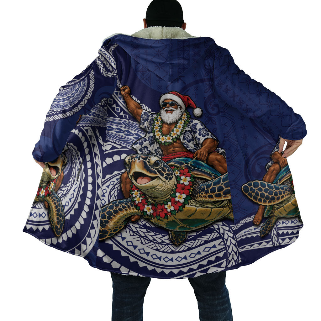 Samoa Christmas Cloak Santa Riding Sea Turtle DT05 - Polynesian Pride