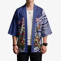 Samoa Christmas Kimono Santa Riding Sea Turtle DT05 - Polynesian Pride