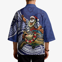 Samoa Christmas Kimono Santa Riding Sea Turtle DT05 - Polynesian Pride