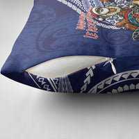 Samoa Christmas Pillow Cover Santa Riding Sea Turtle DT05 - Polynesian Pride