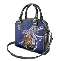 Samoa Christmas Shoulder Handbag Santa Riding Sea Turtle DT05 - Polynesian Pride