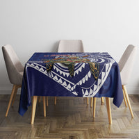 Samoa Christmas Tablecloth Santa Riding Sea Turtle DT05 - Polynesian Pride