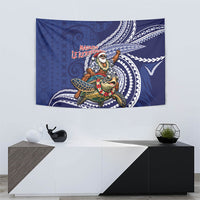 Samoa Christmas Tapestry Santa Riding Sea Turtle DT05 - Polynesian Pride