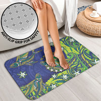 Cook Islands Language Week Bathroom Set Flying Fish 15 Stars Tribal Patterns