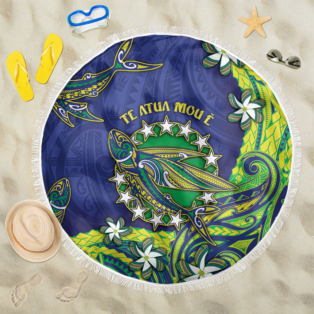 Cook Islands Language Week Beach Blanket Flying Fish 15 Stars Tribal Patterns