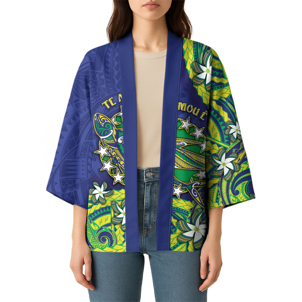 Cook Islands Language Week Kimono Flying Fish 15 Stars Tribal Patterns