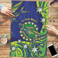 Cook Islands Language Week Puzzle Flying Fish 15 Stars Tribal Patterns