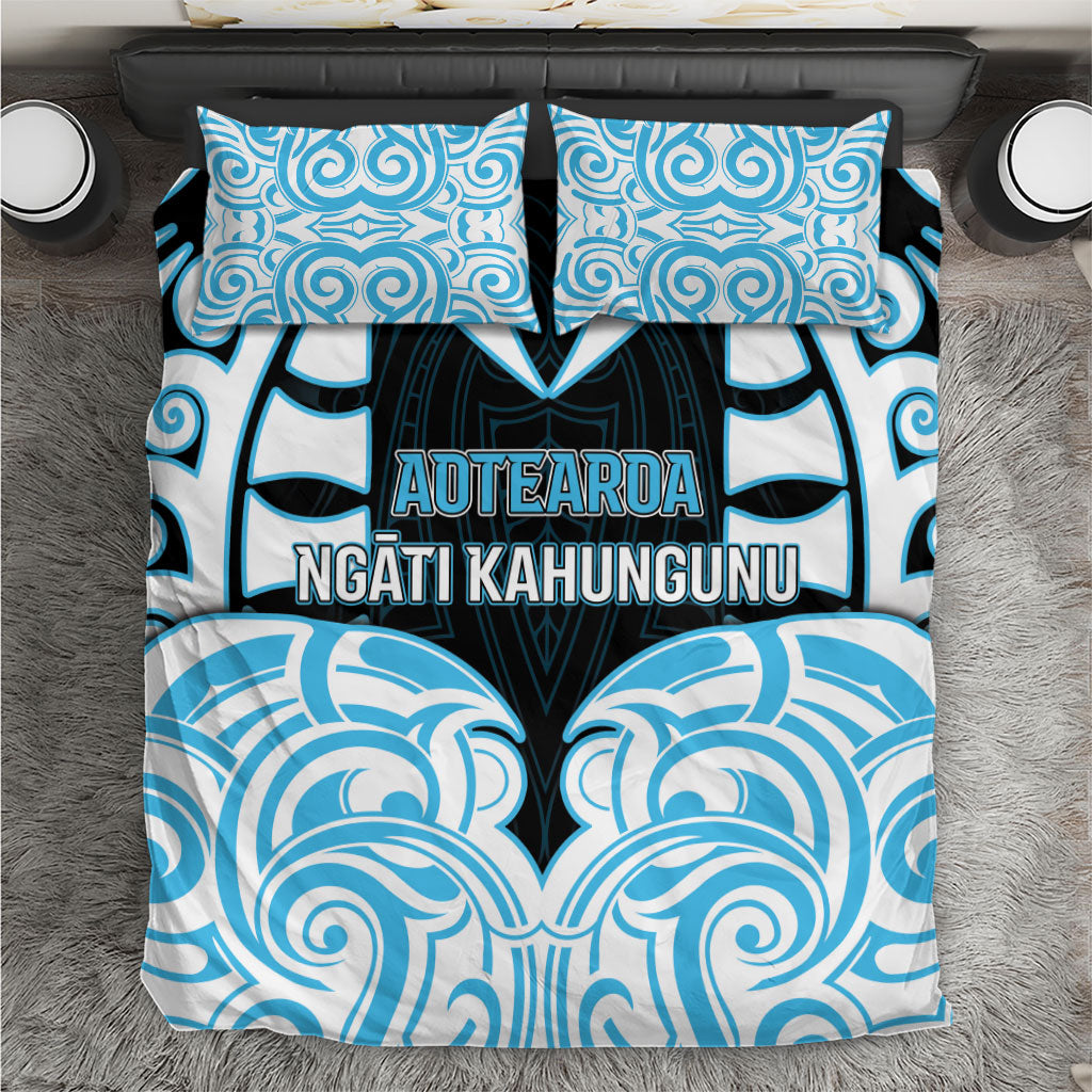 Aotearoa Ngati Kahungunu Bedding Set New Zealand Traditional Maori Pattern