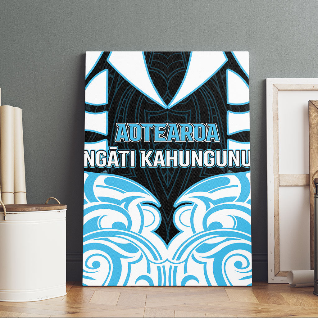 Aotearoa Ngati Kahungunu Canvas Wall Art New Zealand Traditional Maori Pattern