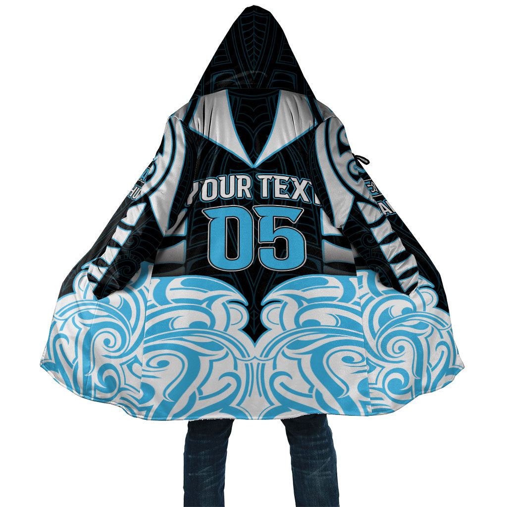Custom Aotearoa Ngati Kahungunu Cloak New Zealand Traditional Maori Pattern DT05 Unisex Blue - Polynesian Pride