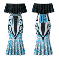 Custom Aotearoa Ngati Kahungunu Family Matching Mermaid Dress and Hawaiian Shirt New Zealand Traditional Maori Pattern