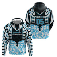Custom Aotearoa Ngati Kahungunu Hoodie New Zealand Traditional Maori Pattern