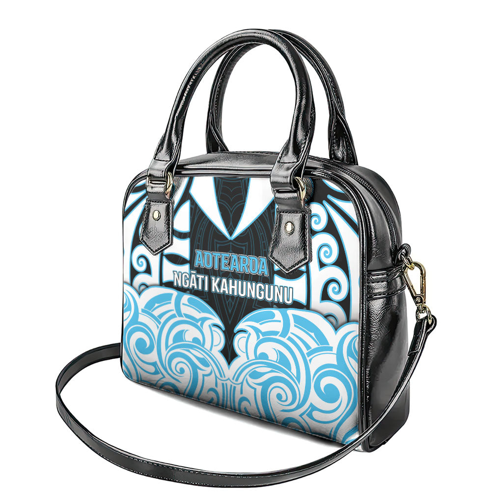 Aotearoa Ngati Kahungunu Shoulder Handbag New Zealand Traditional Maori Pattern
