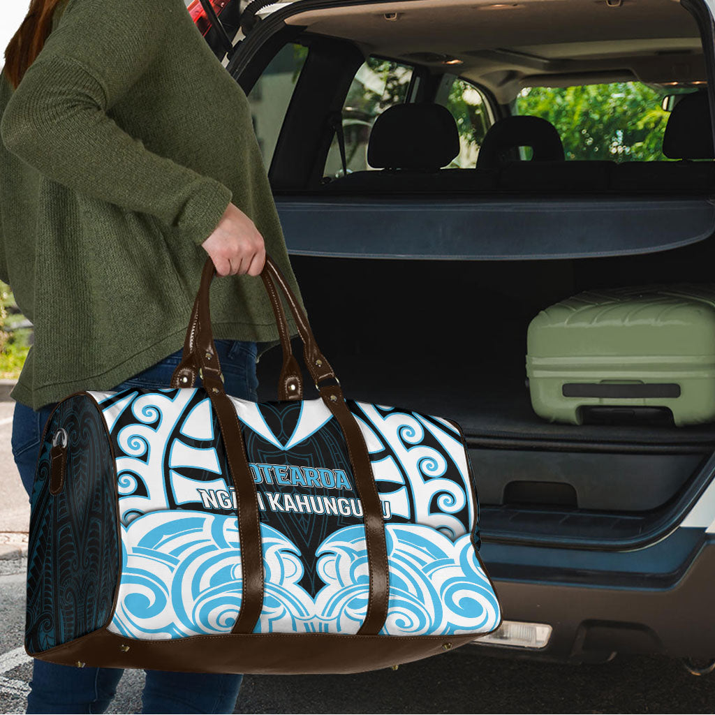 Aotearoa Ngati Kahungunu Travel Bag New Zealand Traditional Maori Pattern