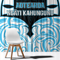 Aotearoa Ngati Kahungunu Window Curtain New Zealand Traditional Maori Pattern