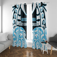 Aotearoa Ngati Kahungunu Window Curtain New Zealand Traditional Maori Pattern