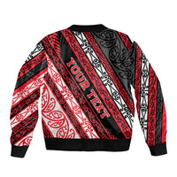 Personalised Aotearoa Te Arawa Bomber Jacket New Zealand Maori Tribal Fern Pattern