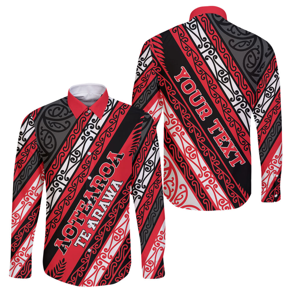 Personalised Aotearoa Te Arawa Family Matching Mermaid Dress and Hawaiian Shirt New Zealand Maori Tribal Fern Pattern
