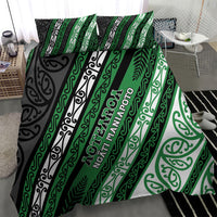 Aotearoa Ngati Maniapoto Bedding Set New Zealand Maori Tribal Fern Pattern