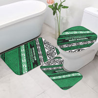 Aotearoa Ngati Raukawa Bathroom Set New Zealand Maori Tribal Fern Pattern
