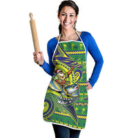 Cook Islands Christmas Apron Santa Riding Flying Fish DT05 - Polynesian Pride