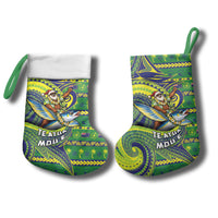 Cook Islands Christmas Stocking Santa Riding Flying Fish DT05 - Polynesian Pride