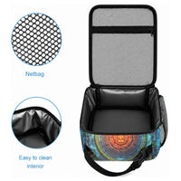 3D Illusion Nightmarchers Halloween Lunch Bag Hawaiian Warrior Spirit Lava Portal