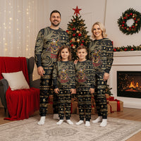 Niue Christmas Pajama Set Santa Riding Coconut Crab DT05 - Polynesian Pride